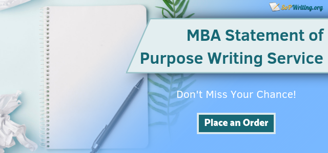 get the best statement of purpose for mba