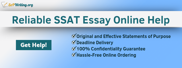 sample ssat essay responses