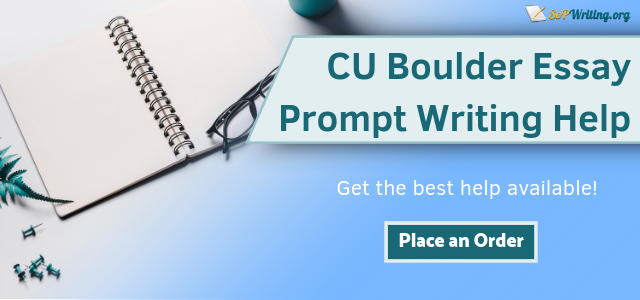 how to write the cu boulder essay