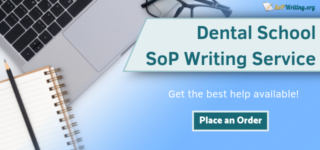 dental school statement of purpose writing