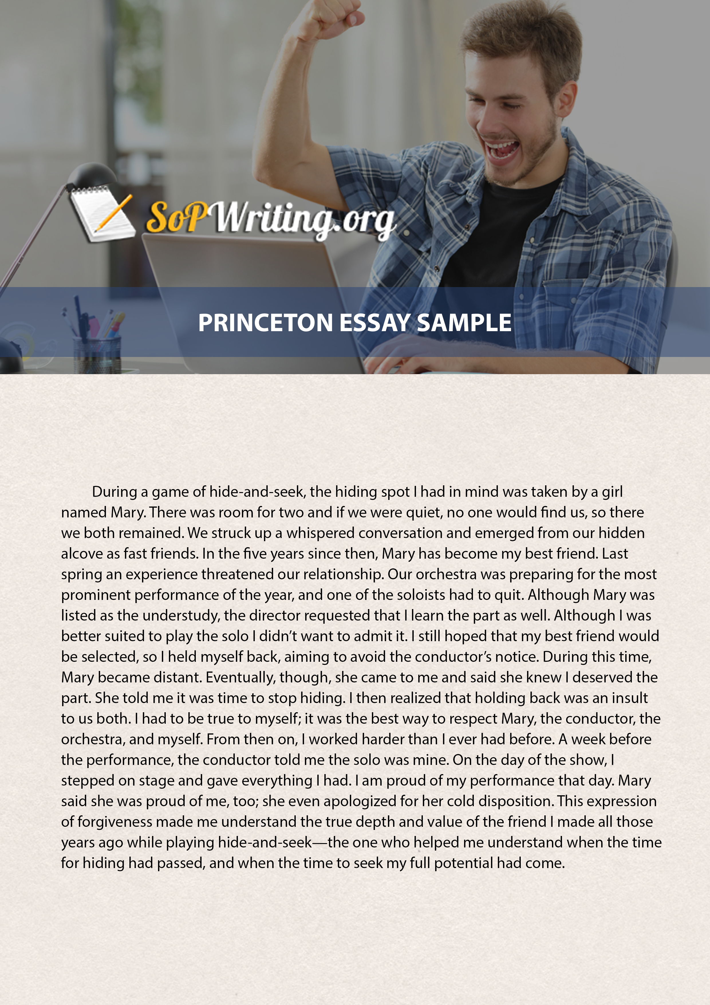 my princeton essay