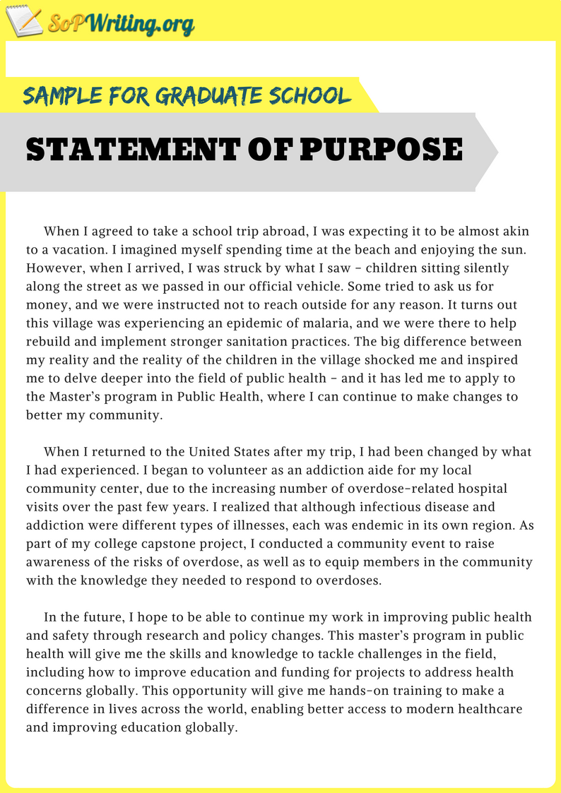 Grad School Statement Of Purpose 11 Tips For Writing A Powerful 