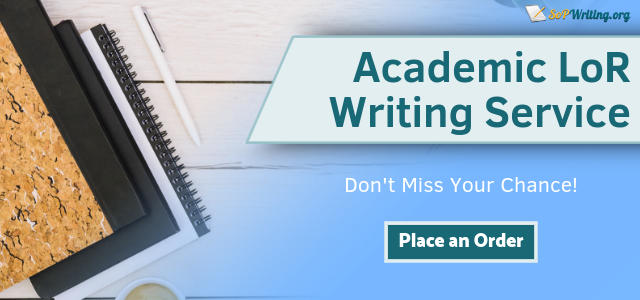 academic letter of recommendation writing service