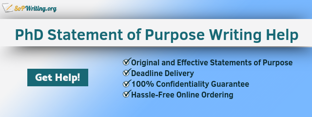 doctoral statement of purpose writing assistance